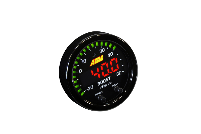 AEM X-Series Boost Pressure -30inHg 60psi Gauge Kit - Image 6