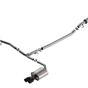 Borla 21-23 Hyundai Sonata N Line 2.5L i4 AT FWD 4DR 2.00in 2.75in S-Type Exhaust - Black Chrome