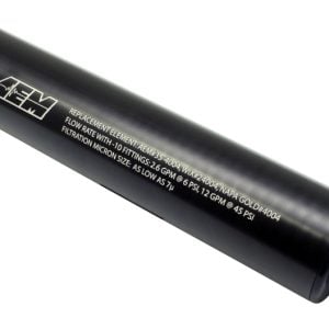 AEM Universal High Flow -10 AN Inline Black Fuel Filter