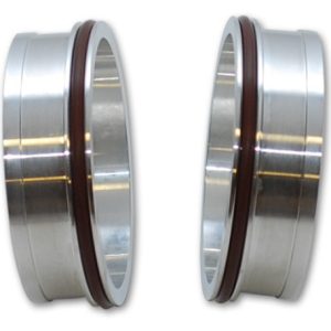Vibrant HD Aluminum Weld Ferrules w/ O-Rings for 2in OD Tubing - Sold in Pairs