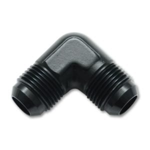 Vibrant -16AN 90deg Flare Union Fitting - Aluminum