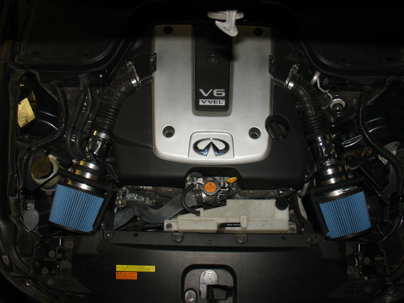 Injen 07-08 G35 4Dr 3.5L/08-13 G37/G37 IPL 2Dr 3.7L/09-13 G37 4Dr 3.7L V6 Polished Short Ram Intake - Image 3