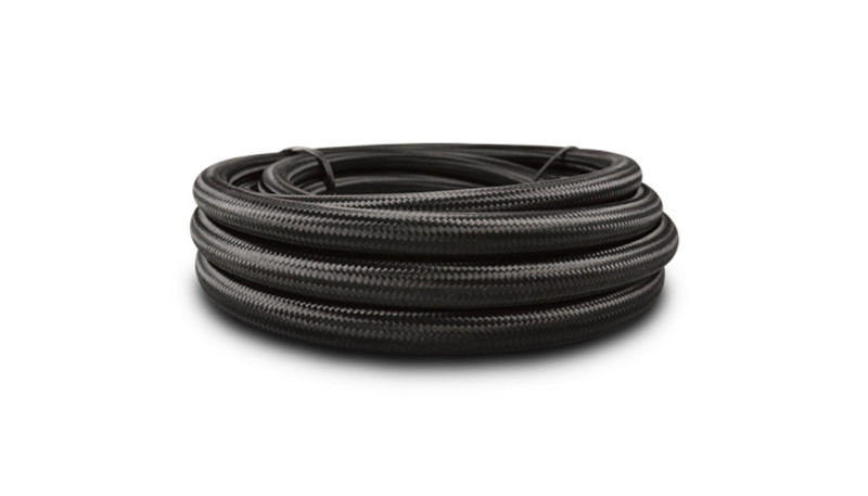 Vibrant Black Nylon Braided Flex Hose AN -10 Hose ID 0.56in (150ft Roll) - Image 3