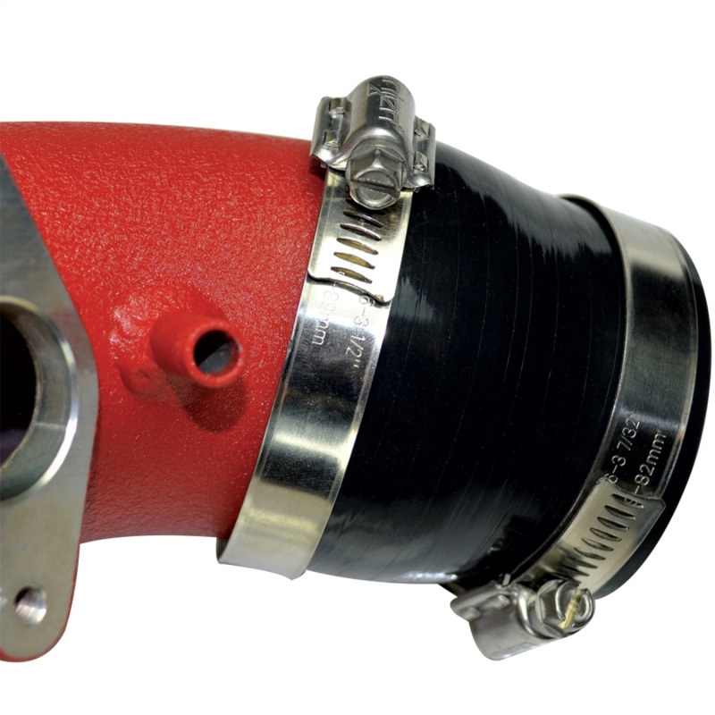 Injen 17-19 Honda Civic Type R 2.0T Wrinkle Red Short Ram Air Intake - Image 4