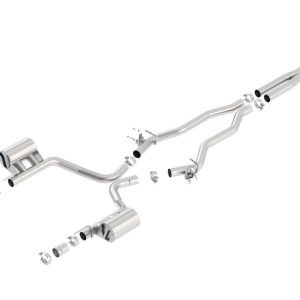 Borla 2015-2022 Charger SRT 392 / Scat Pack 6.4L Atak Catback Exhaust Single Split Rear Exit