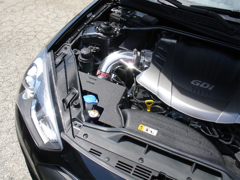 Injen 13 Hyundai Genesis Coupe 3.8L V6 Black Short Ram Intake w/ Heat Shield & Cover - Image 3