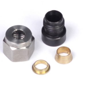 Haltech 1/4in Mild Steel Weld-On Kit w/Nut & Ferrule