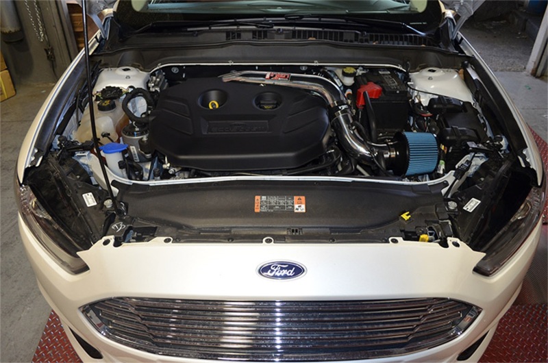 Injen 13 Ford Fusion 2.0L Eco Boost 4Cyl Short Ram Intake w/MR Tech & Heat Shield Polished - Image 3