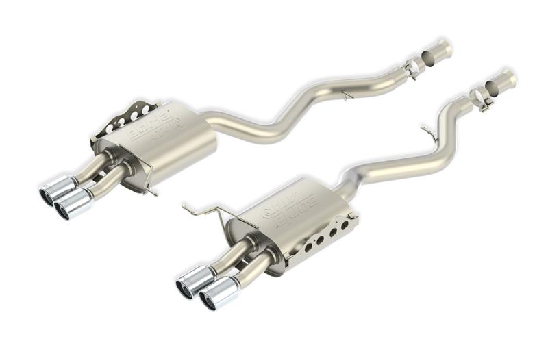 Borla 16 Chevy Camaro SS 6.2L w/ Dual NPP Atak Quad RD RL Tips Dual Exit Rear Section Exhaust - Image 10