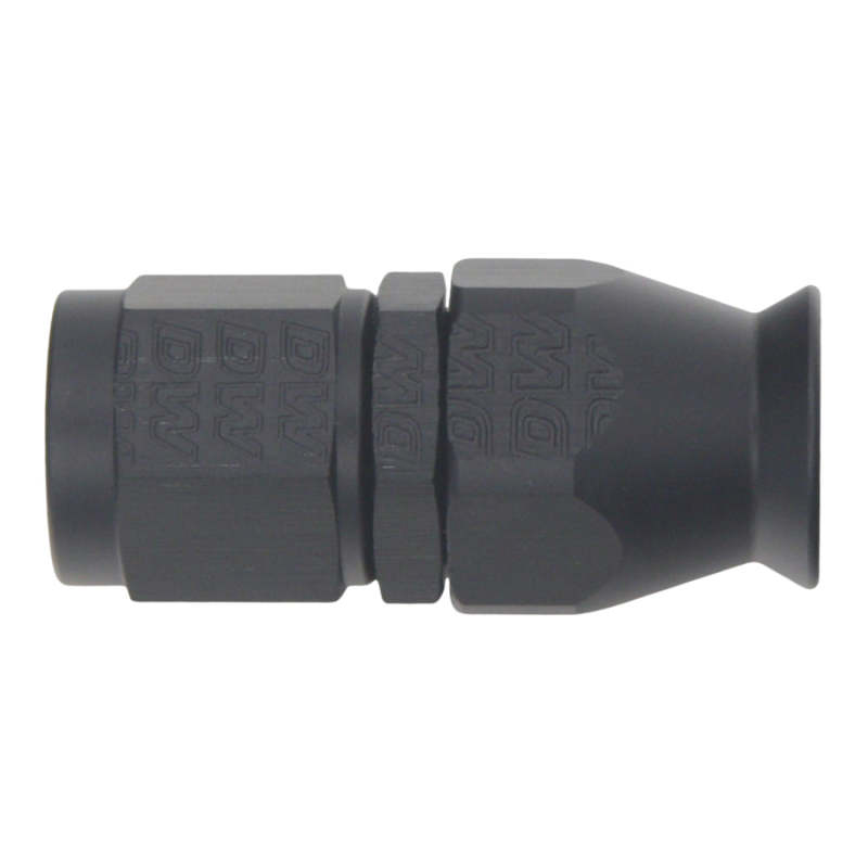 DeatschWerks 6AN Female Swivel Straight Hose End PTFE (Incl 1 Olive Insert) - Anodized Matte Black - Image 2