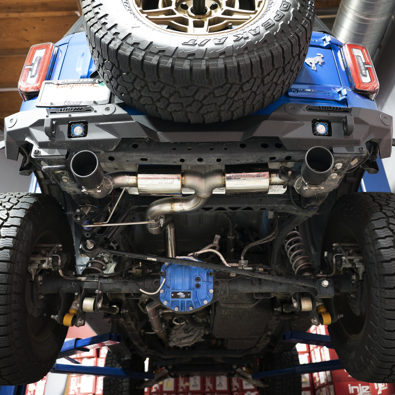 Injen 21-22 Ford Bronco L4-2.3L Turbo/V6-2.7L Twin Turbo SS Cat-Back Exhaust - Image 4