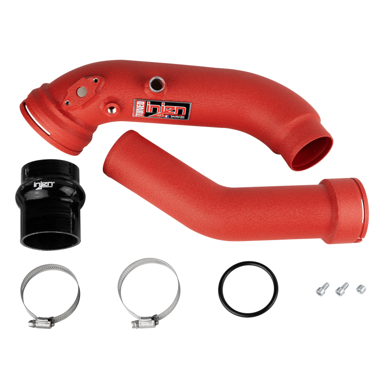 16-20 BMW L6-3.0L/ Turbo/ Twin Turbo/L4-2.0L/ L6-2.5L Wrinkle Red Turbo SES Intercooler Pipes - Image 2