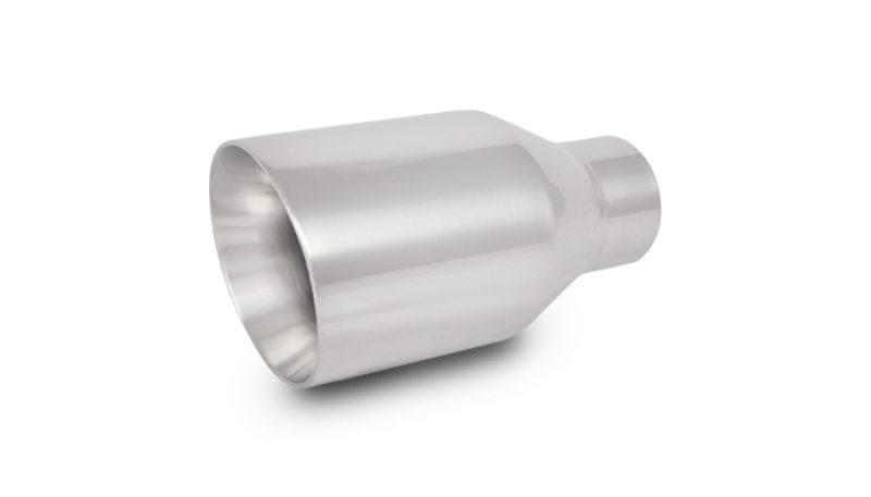 Vibrant 3.5in Round SS Exhaust Tip (Double Wall Angle Cut Beveled Outlet) - Image 4