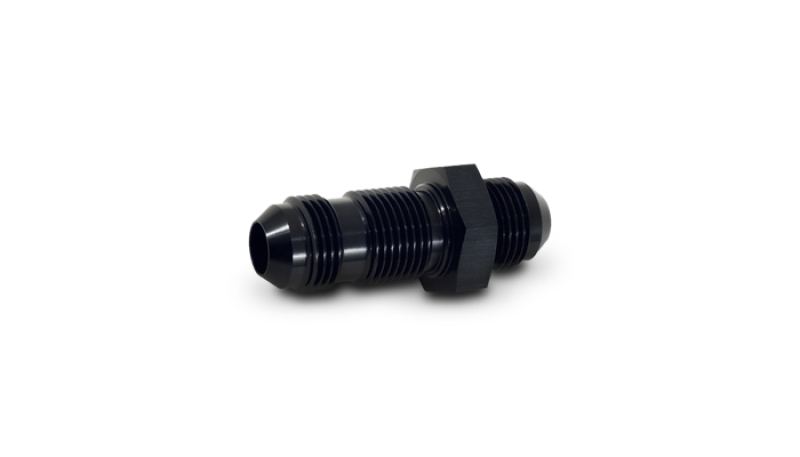 Vibrant -8AN Flare Straight Bulkhead Adapter Fitting - Aluminum - Image 4