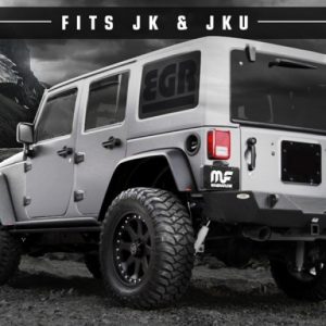 MagnaFlow 07-17 Jeep Wrangler JK 3.8/3.6L Dual Split Rear Exit Black Axle-Back Exhaust