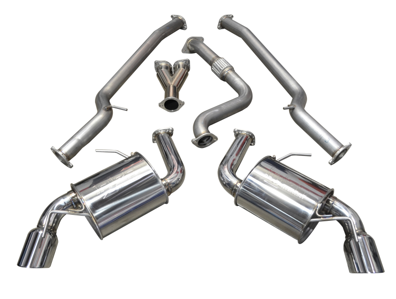 Injen 16-20 Chevy Camaro 2.0L 4 Cyl Full 3in Cat-Back Stainless Steel Exhaust w/SS Flanges & Y Pipe - Image 2