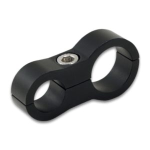 Vibrant Aluminum Line Separator Bracket w/ One 11/16in (17.5mm) ID - One 13/16in (20.6mm) ID Holes