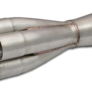 Vibrant 4-1 SS Merge Collectors (1-7/8in Inlet Slipover ID 2-1/2in Merge Outlet OD) Single Unit