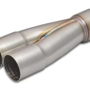 Vibrant 2-1 SS Merge Collectors (1-5/8in Inlet Slipover ID 2in Outlet OD) - Sold Individually