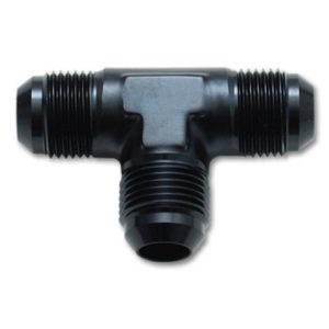 Vibrant -8AN Flare Tee Adapter Fitting - Aluminum