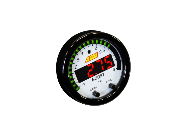 AEM X-Series Boost Pressure -30inHg 60psi Gauge Kit - Image 4