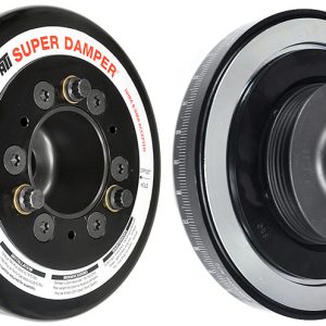 ATI Damper - 6.325in - Alum - 4Grv - Honda B - Race Damper - Steel Hub - 2 Ring