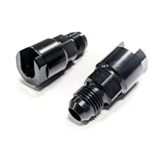 Haltech Flex Fuel Fittings 3/8 (GM Spring Lock) to -6AN Male w/Two Fittings