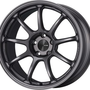 Enkei PF09 18x9.5 5x114.3 27mm Offset 75mm Bore Dark Silver Wheel