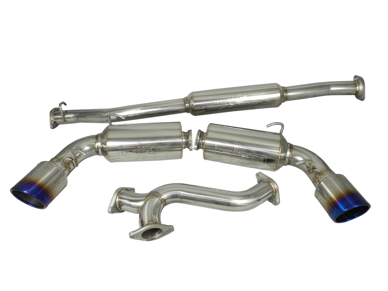 Injen 13-20 Subaru BRZ/Toyota 86 2.0L 4cyl SS CB Exhaust w/ Dual Injen Embossed Muffler - Image 3