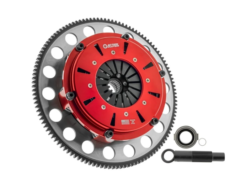 Action Clutch 02-06 Acura RSX Type S 2.0L (K20A2) 7.25in Twin Disc Race Clutch w/Chromoly Flywheel - Image 2