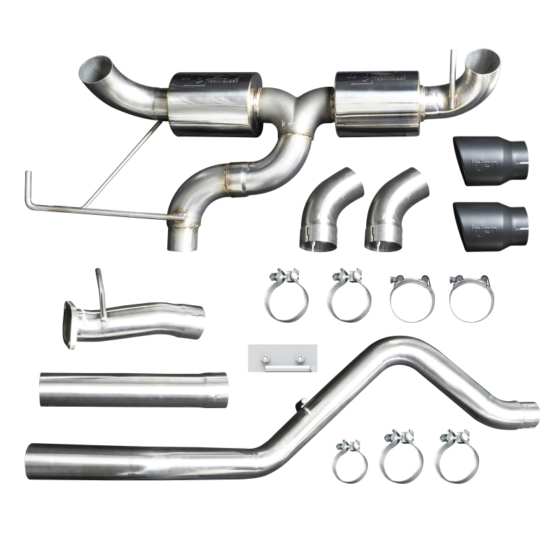 Injen 21-22 Ford Bronco L4-2.3L Turbo/V6-2.7L Twin Turbo SS Cat-Back Exhaust - Image 2