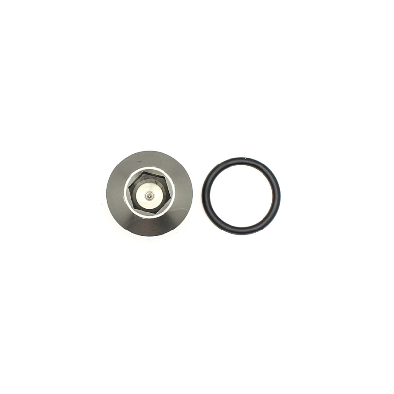 DeatschWerks 8AN ORB Male Plug Low Profile Internal Allen/Hex (Incl O-Ring) Anodized Matte Black - Image 4