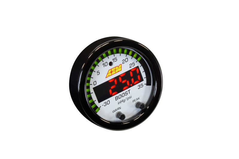 AEM X-Series Boost Pressure -30inHg 35psi Gauge - Image 8