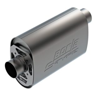 Borla CrateMuffler LS3 3in Offset/Center 14in x 4.35in x 9.10in Oval Muffler S-Type
