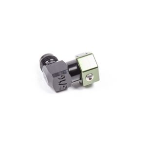 Radium Engineering 5/16in SAE Female to 6AN Male Low Profile Elbow