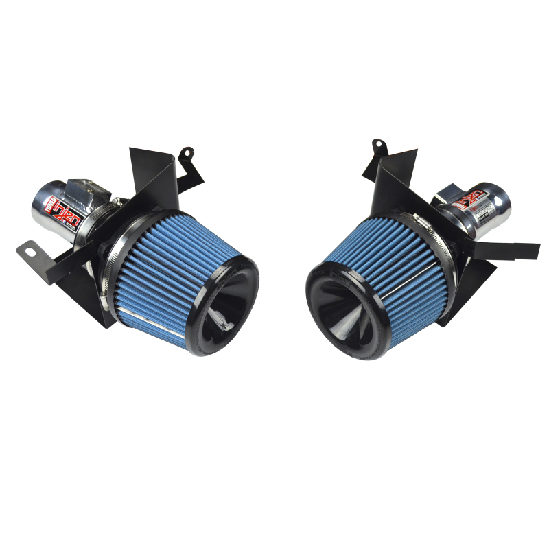 Injen 07-08 350Z 3.5L V6 Air Fusion and Air Horns Polished Short Ram Intake - Image 2