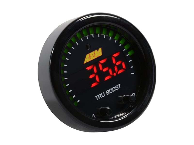 AEM X-Series Tru-Boost Controller Gauge w/ Boost Control Solenoid 80PSIg Internal MAP Sensor - Image 9