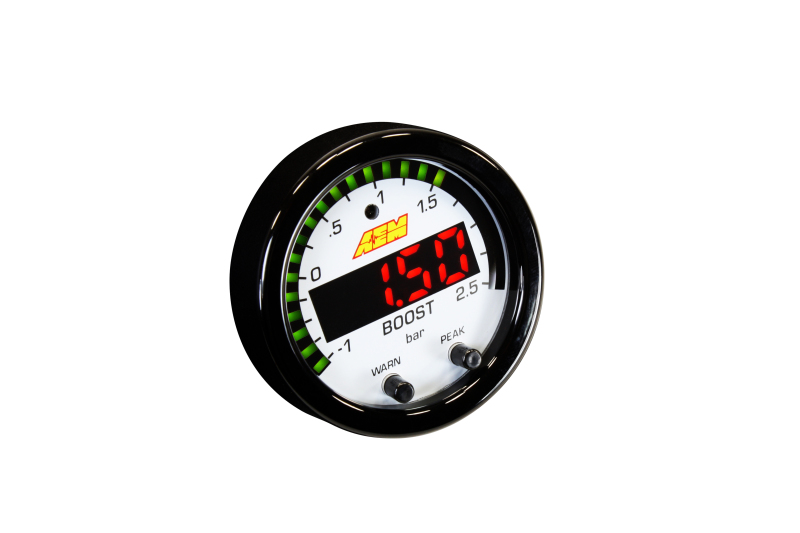 AEM X-Series Boost Pressure -30inHg 35psi Gauge - Image 4