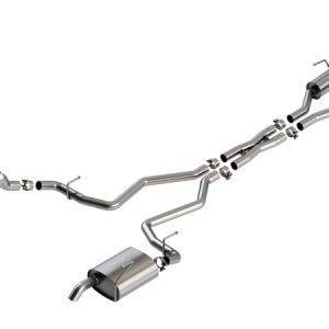 Borla 21-23 Jeep Grand Cherokee L S-Type Catback Exhaust Turndown Tips