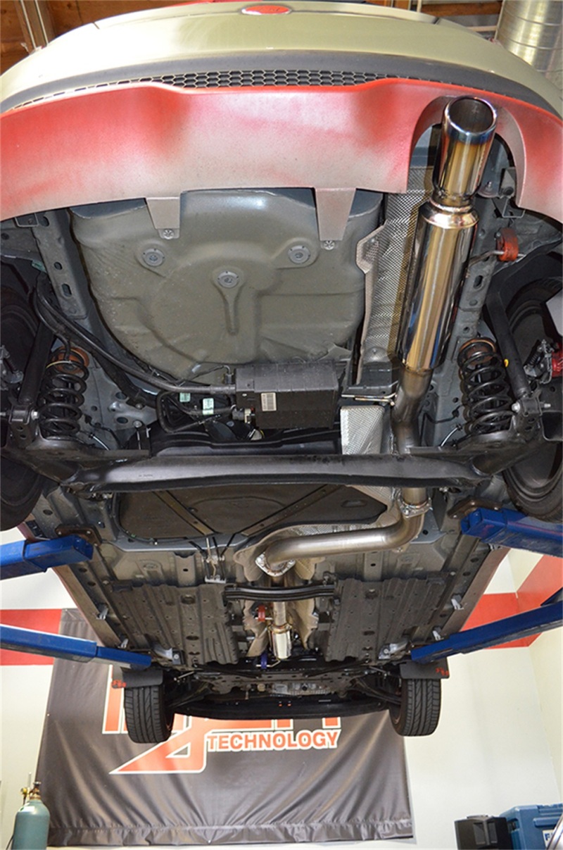 Injen 14-19 Ford Fiesta ST 1.6L Turbo 4Cyl 3in Cat-Back Stainless Steel Exhaust w/ Burnt SS Tip - Image 3