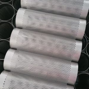Ticon Industries 18.11in OAL 3.15in Perforated Titanium Punch Tube