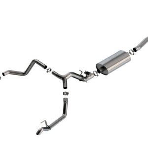 Borla 2024 Chevrolet/GMC 1500 ZR2 & AT4X 6.2L V8 4WD 4DR Touring Catback Exhaust w/ Turndown Tips