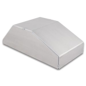 Vibrant I/C End Tank 6in Wide 12in Long 4in Tall Use w/ Horizontal I/C Core 12844 - 5052 Aluminum