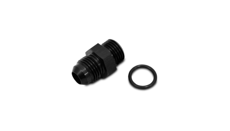 Vibrant -16AN Flare to AN Straight Cut Thread (1-1/6-12) w/ O-Ring Adapter Fitting - Image 4