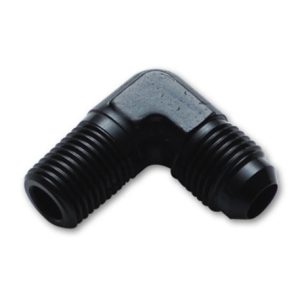 Vibrant -8AN to 1/2in NPT 90 Degree Elbow Adapter Fitting