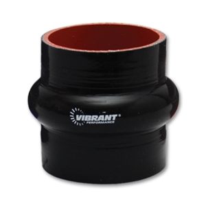 Vibrant 4 Ply Hump Hose 1in ID x 3in L - Black