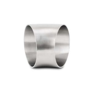 Vibrant 4.0in OD T304 SS 45 Deg Mandrel Bend Elbow (4.0in Centerline Radius)
