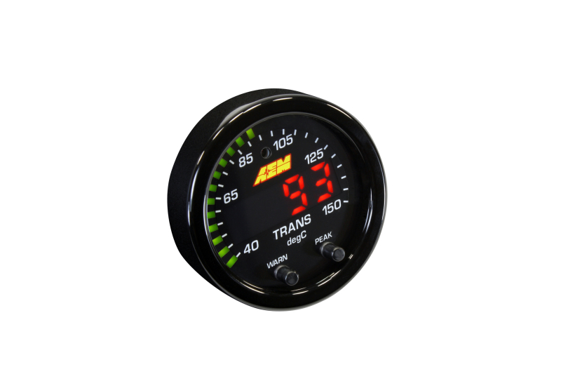 AEM X-Series Temperature 100-300F Gauge Kit (ONLY Black Bezel and Water Temp. Faceplate) - Image 9