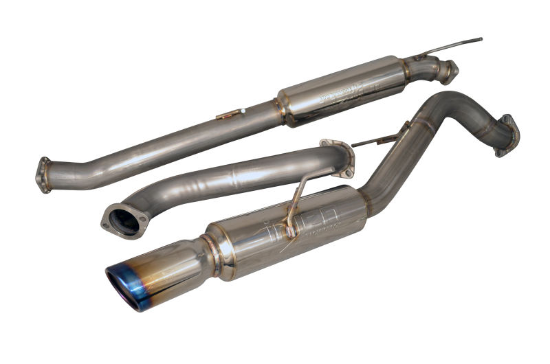 Injen 14-19 Ford Fiesta ST 1.6L Turbo 4Cyl 3in Cat-Back Stainless Steel Exhaust w/ Burnt SS Tip - Image 2