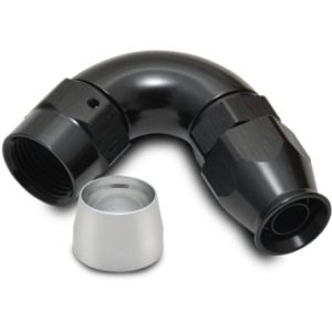 Vibrant -8AN 120 Degree Hose End Fitting for PTFE Lined Hose